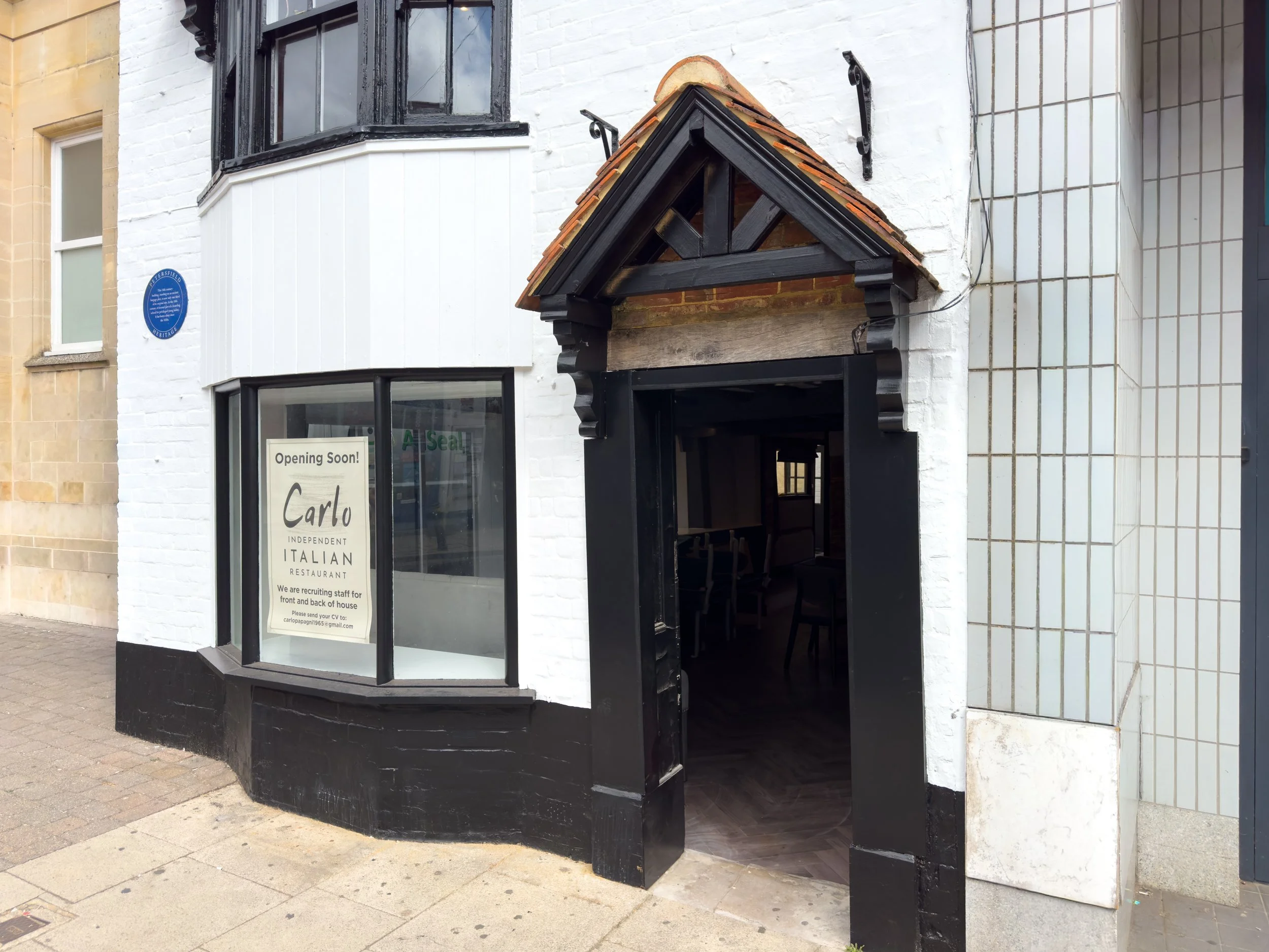 Carlo is coming to Petersfield!