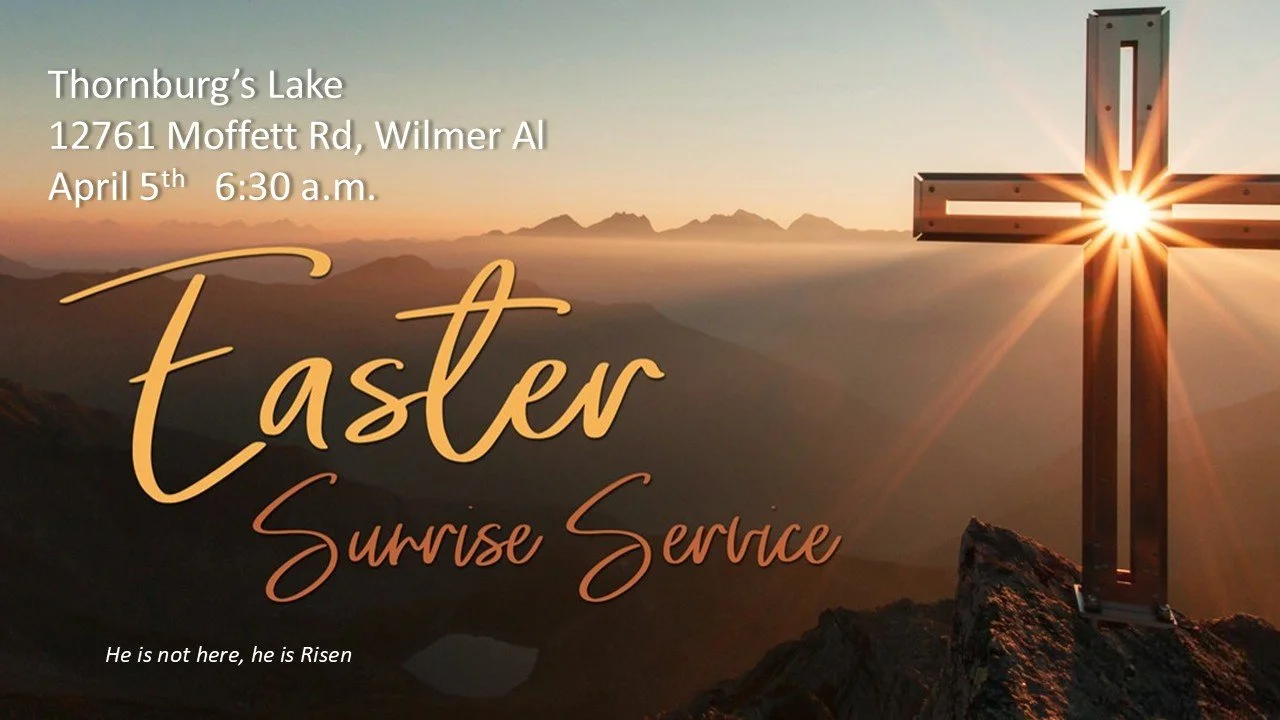 Easter Sunrise Service at Thornburg Lake