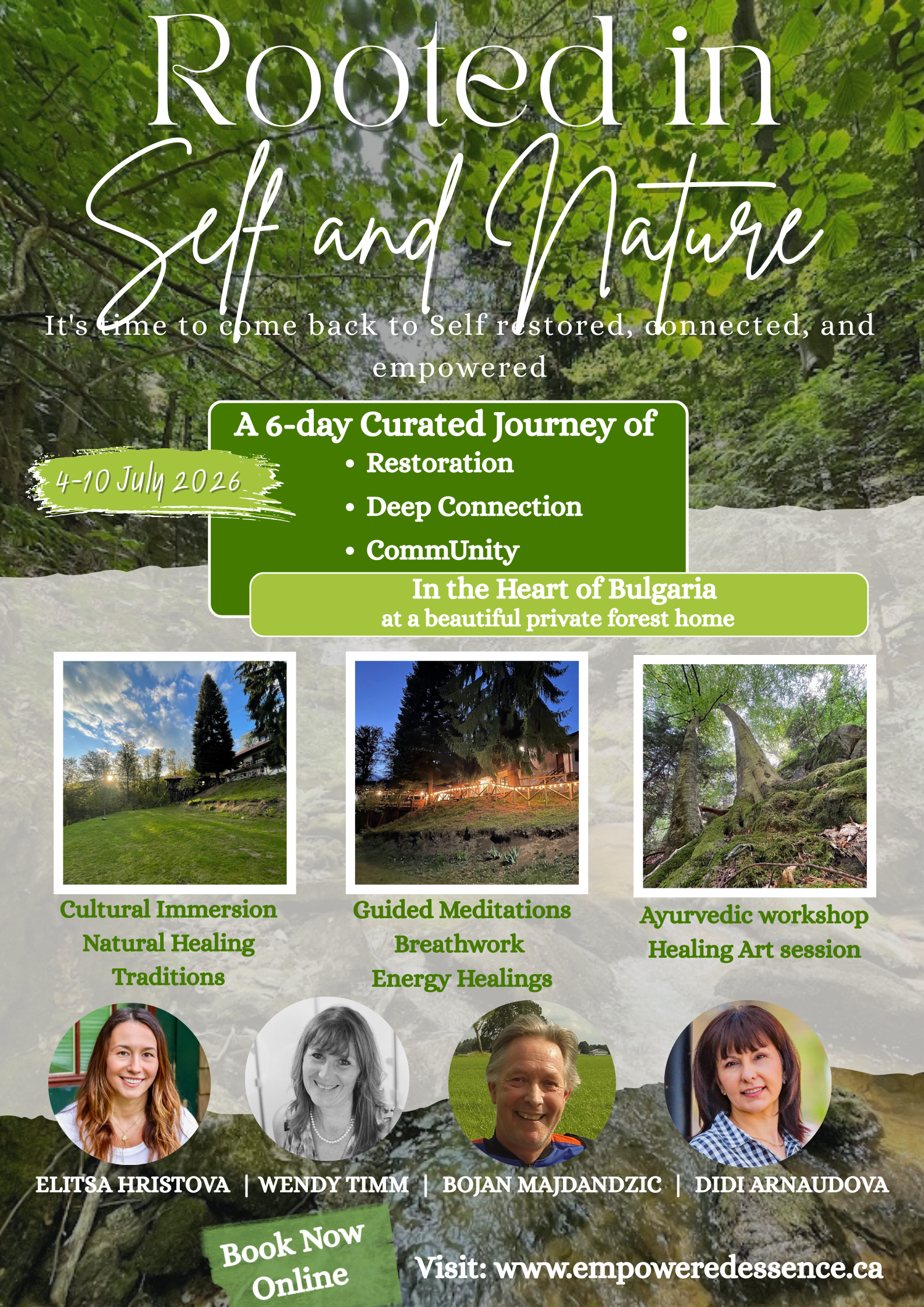 Bulgaria Retreat 2026 “rooted in self &amp; nature”