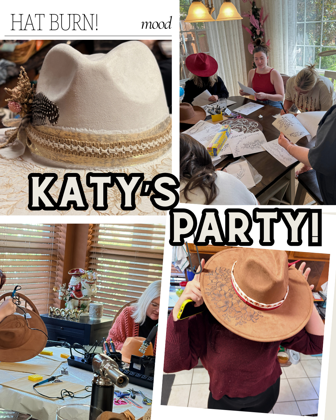 Katy’s Hat Burning Party 