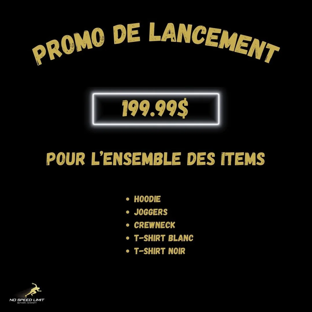 !!!🚨PROMO DE LANCEMENT🚨!!!

Profites-en pendant que &ccedil;a passe! Pour te faire d&eacute;couvrir nos nouveaux produits, on r&eacute;duit ta facture si tu ach&egrave;tes la collection NSL. 

Link in bio
&bull;
&bull;
&bull;
&bull;
&bull;
&bull;
&