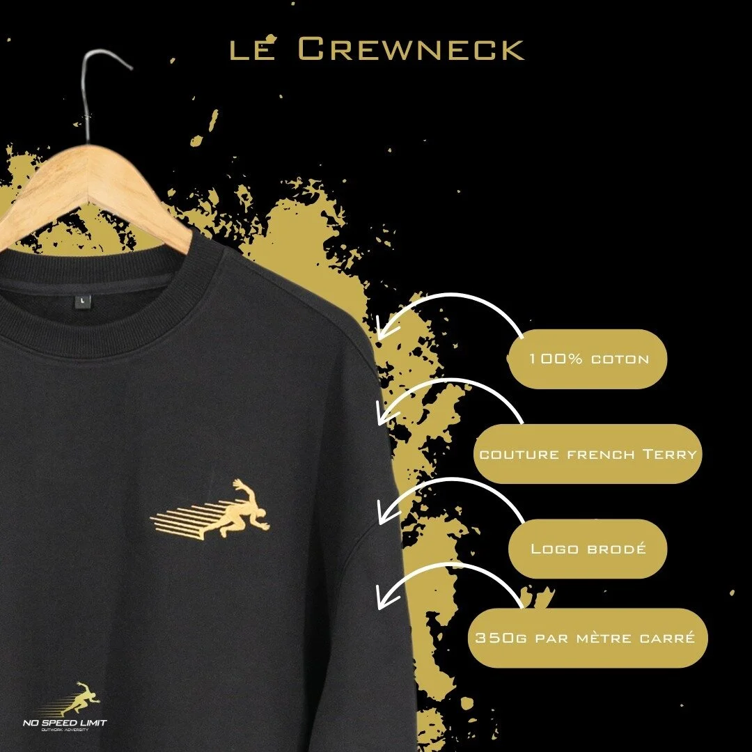 Les caract&eacute;ristiques du CREWNECK en 4 points. Slide for more 👉
&bull;
&bull;
&bull;
&bull;
&bull;
&bull;
&bull;
&bull;
&bull;
&bull;
#nospeedlimit #NSL #NSLperformance #sportswear #athleticfashion #athlete #sport #workout #training