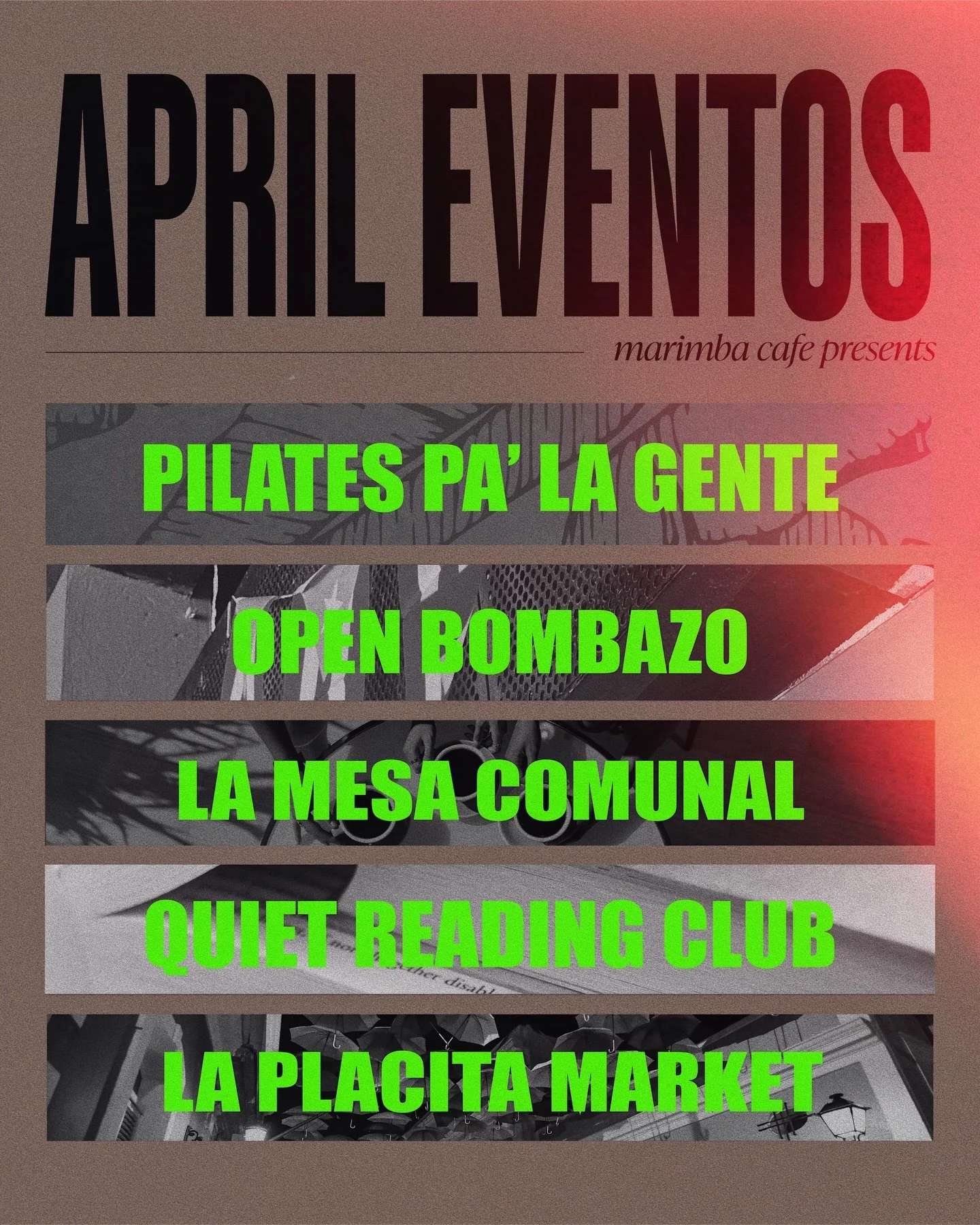 Hola Spring and April 👋 Familia, mark your calendars and spread the word, tell a friend to tell a friend! We&rsquo;ve got a packed lineup of fun filled events to share with our comunidad. Head to our website for all the details y los esperamos!⁣⁣

⁣