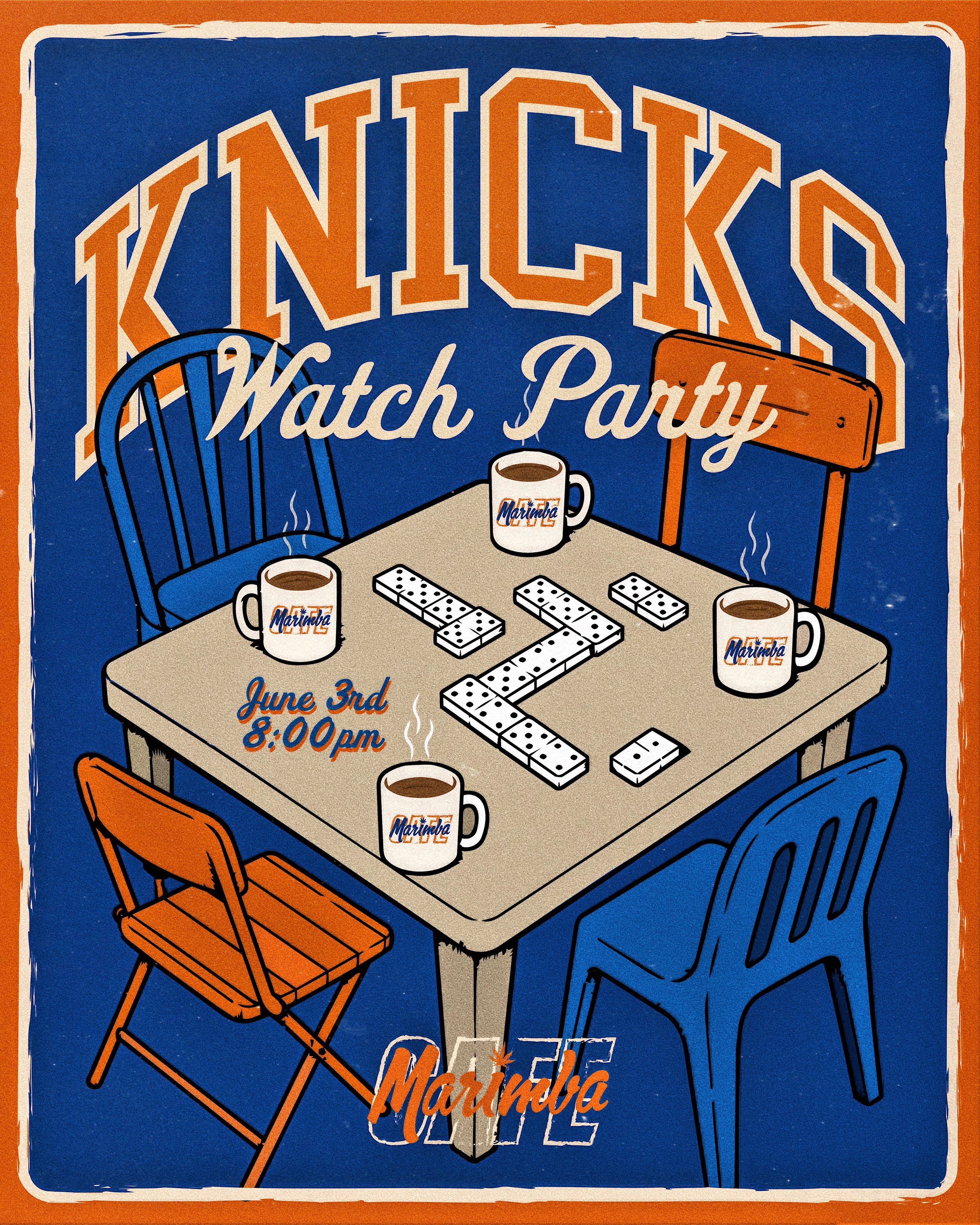 🏀 NUEVAYOLLLLLLLL 🏀⁣ This is the moment we&rsquo;ve been waiting for! Join us on June 3rd as we gather for Game 1 of the NBA Finals and cheer on our NEW YORK KNICKS in their first finals appearance since 99&rsquo; 🗽 Grab la familia, throw on your 