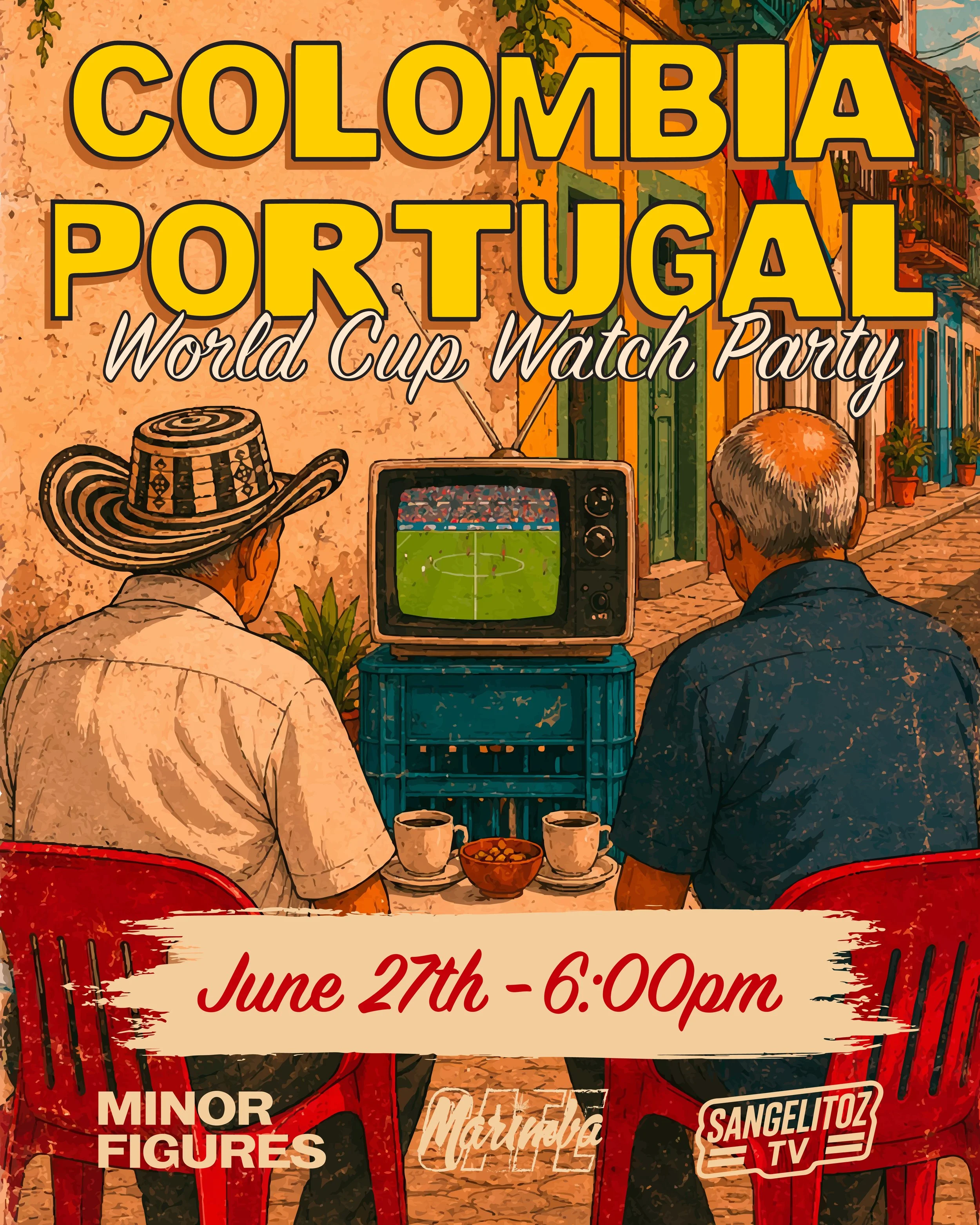 World Cup: Colombia vs Portugal Watch PArty