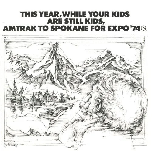 Amtrak Ad (Sunset Magazine, May 1974)