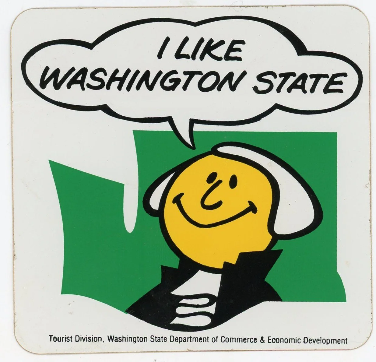 “I Love Washington” Sticker