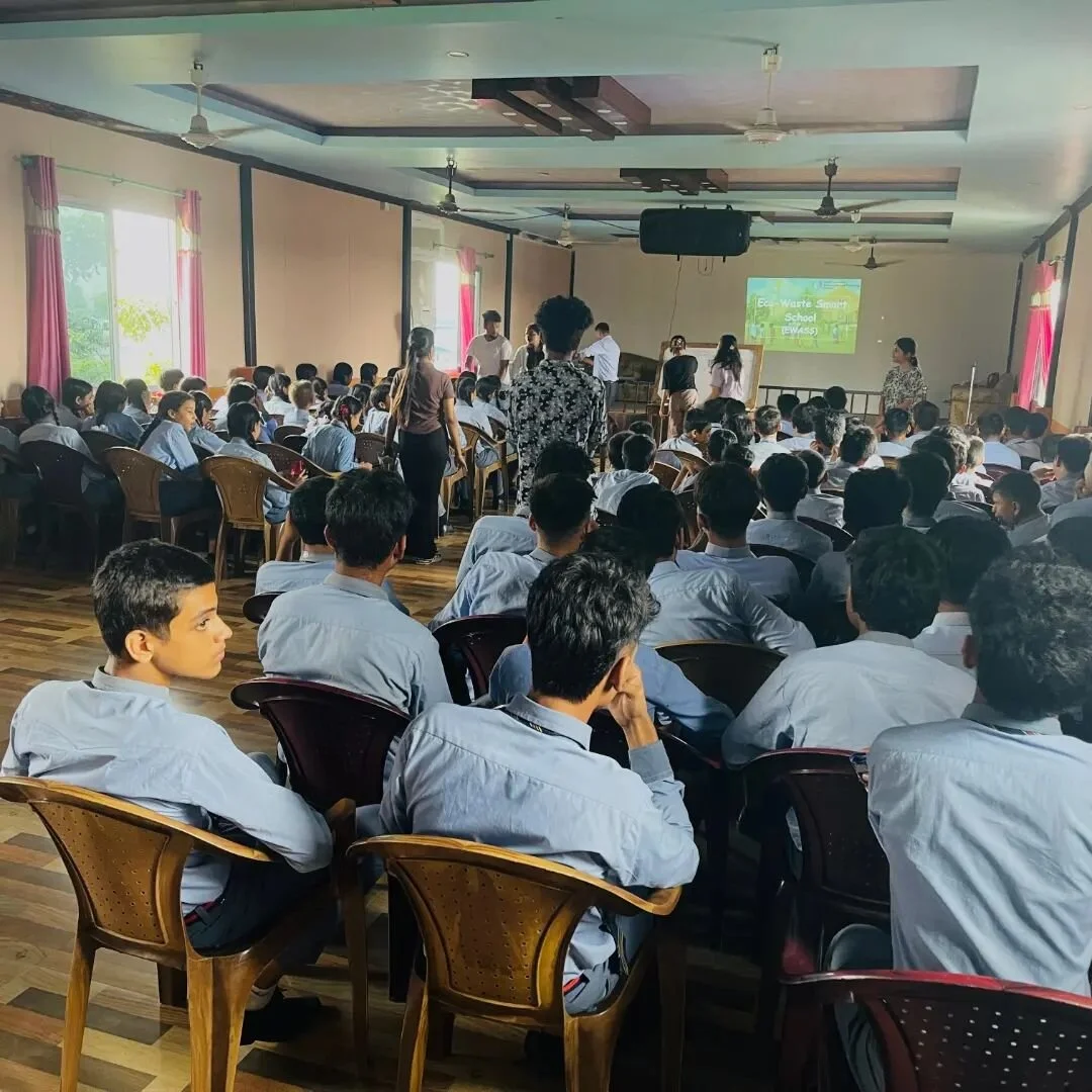 Here is what our Youth Ambassadors are doing. Our Youth Ambassador Dikshya is running Eco-Smart Waste School with the mission to cultivate a generation of responsible citizens who understand the importance of waste management, climate change mitigati