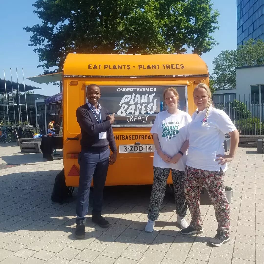 Our Co-director Stephen Bright Sakwa is currently in Bonn for SB58, where we are closely following the Sharm El-Sheikh Joint Work on Implementation of Climate Action on Agriculture and Food Security and meeting affiliates like Plant Based Treaty to s