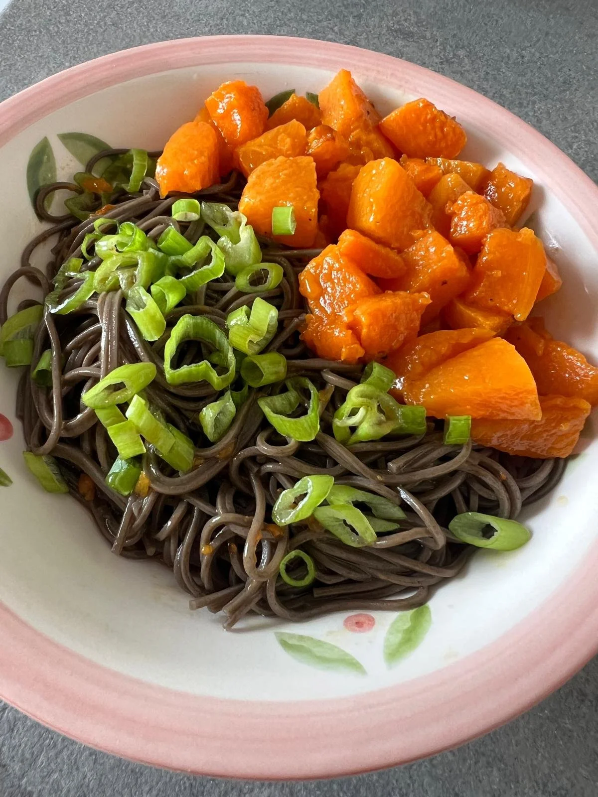 Pumpkin with Soba Noodles