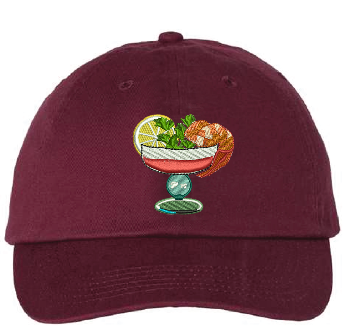 Shrimp Cocktail Cap in Maroon (PRE-ORDER)