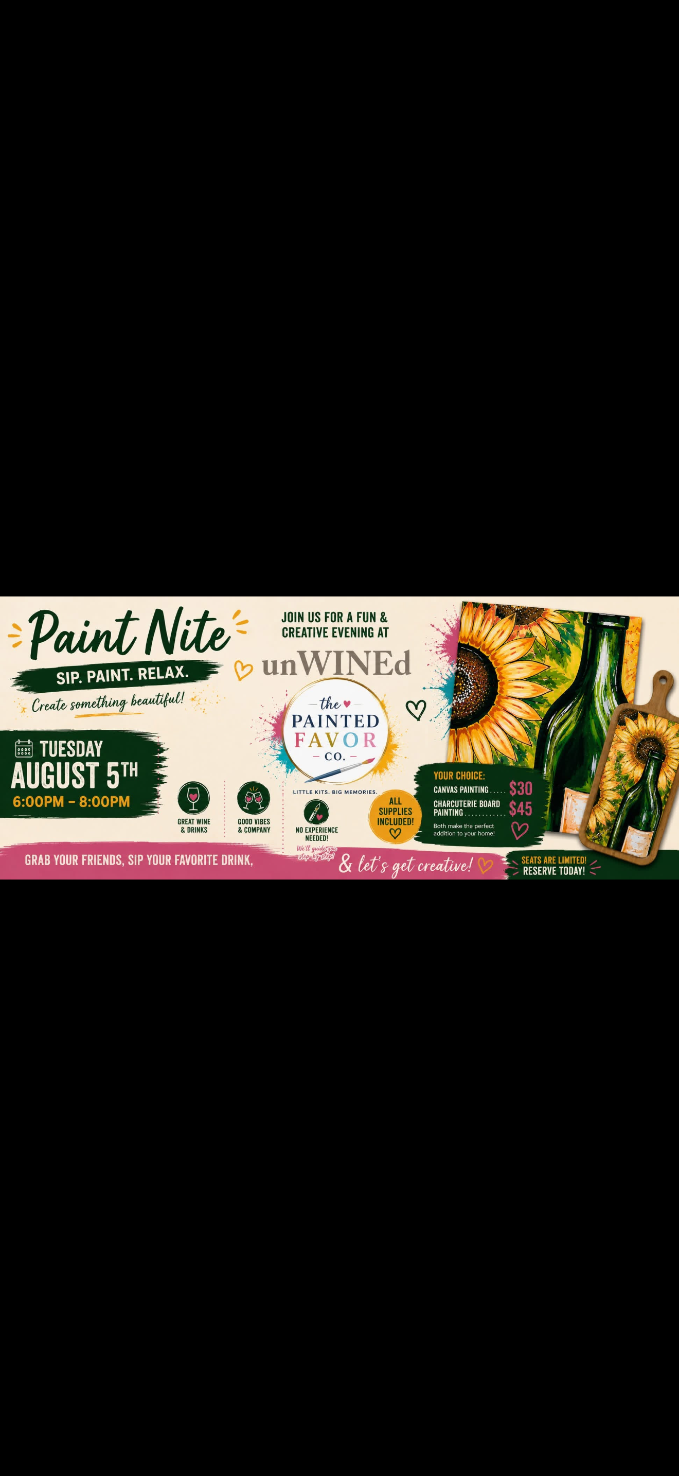 Paint & Sip with The Painted Favor