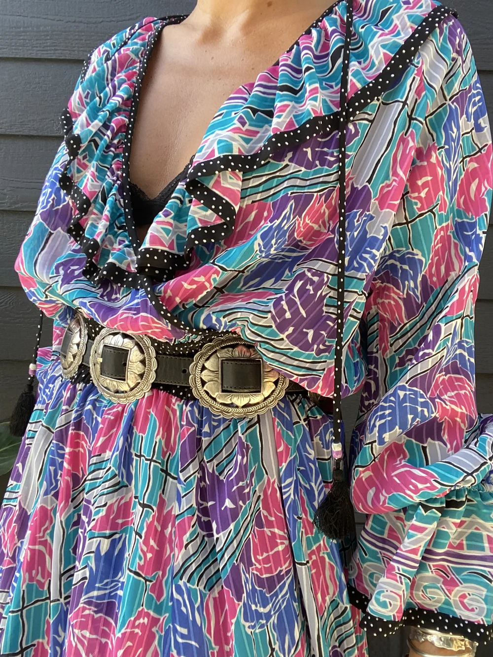 大人なdiane freis Diane Freis Embellished Floral Dress – Guzzi Archive