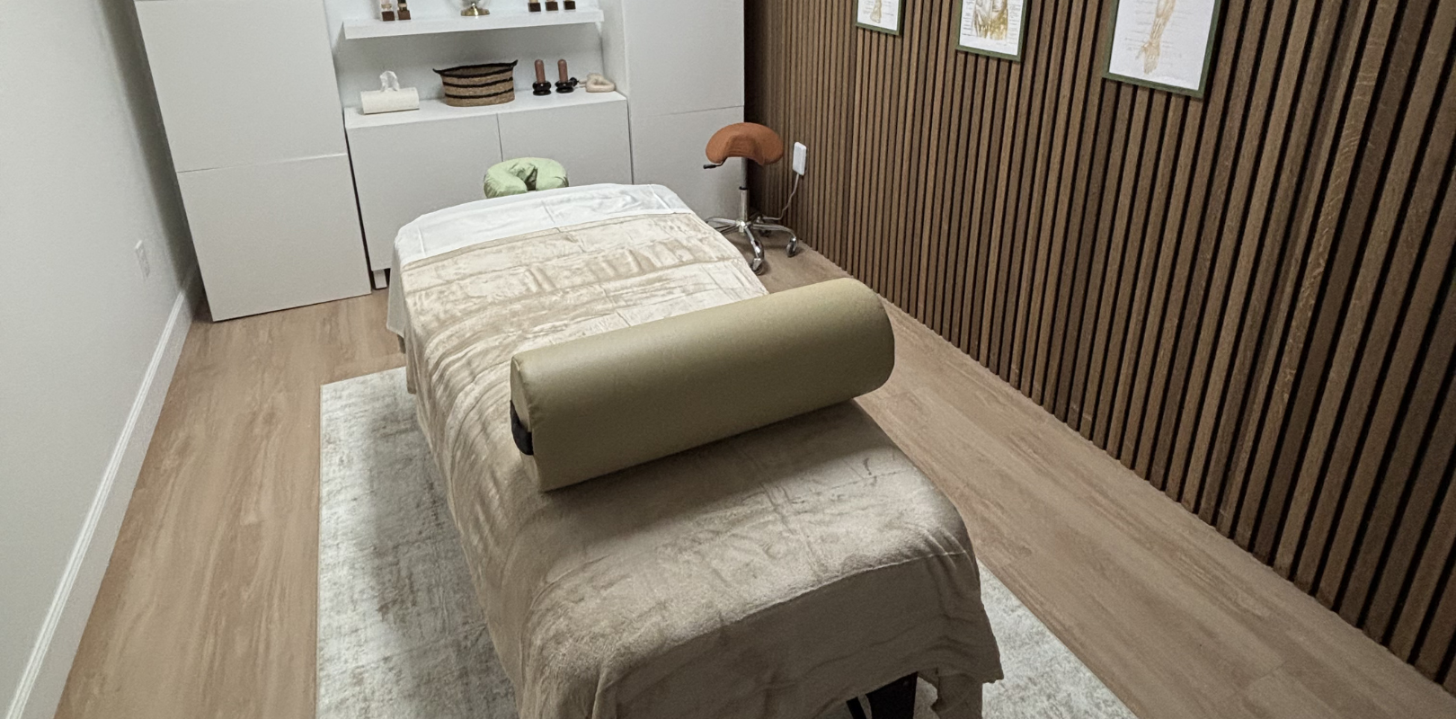 Downtown Sarasota Massage Therapist Room at Jefferson Fit