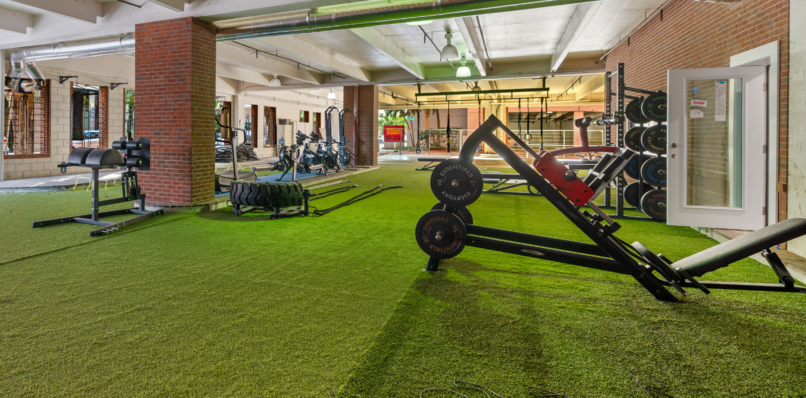 Downtown Sarasota Gym Outside Workout Area