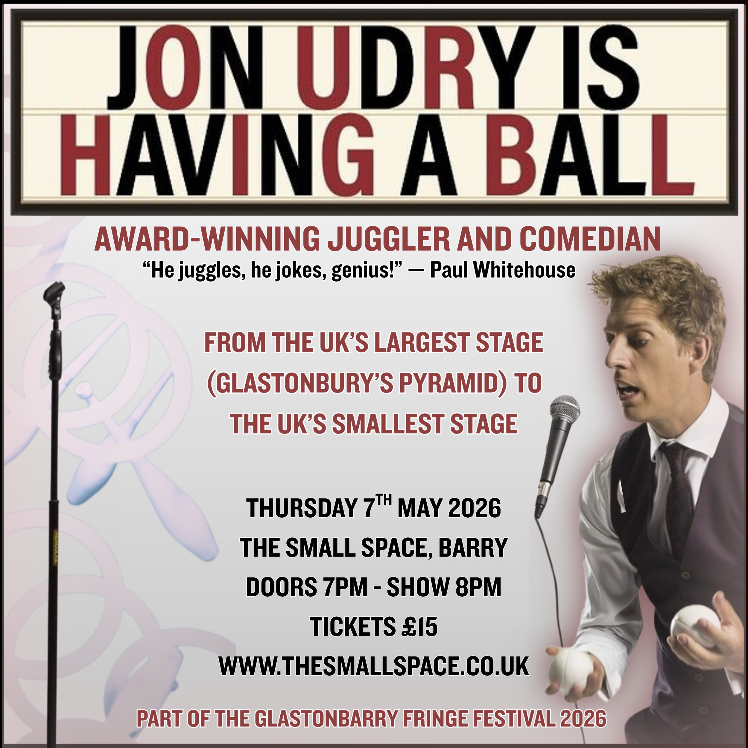 The Small Space Presents - Jon Udry - Juggler/Comedian