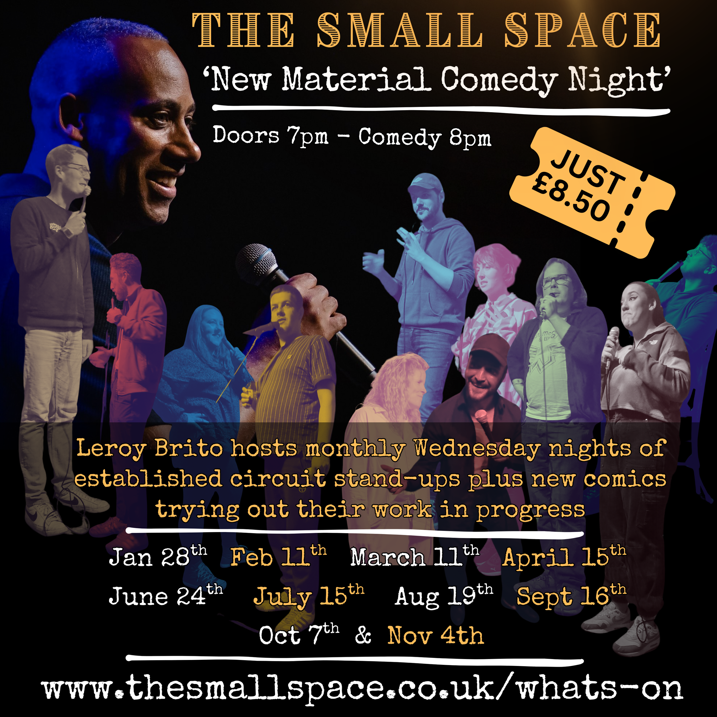 Stand-Up Comedy - New Material Night, Hosted by Leroy Brito