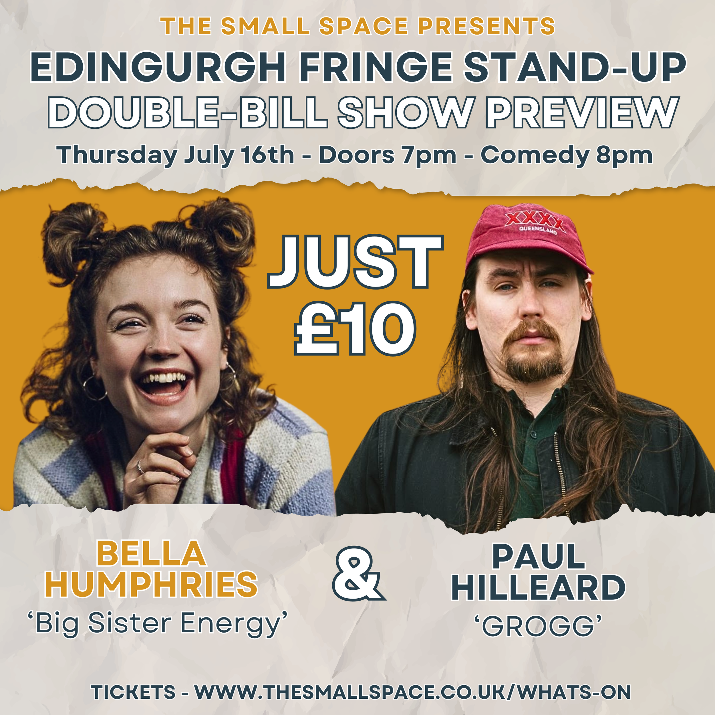 The Small Space - Stand-Up Double Bill 