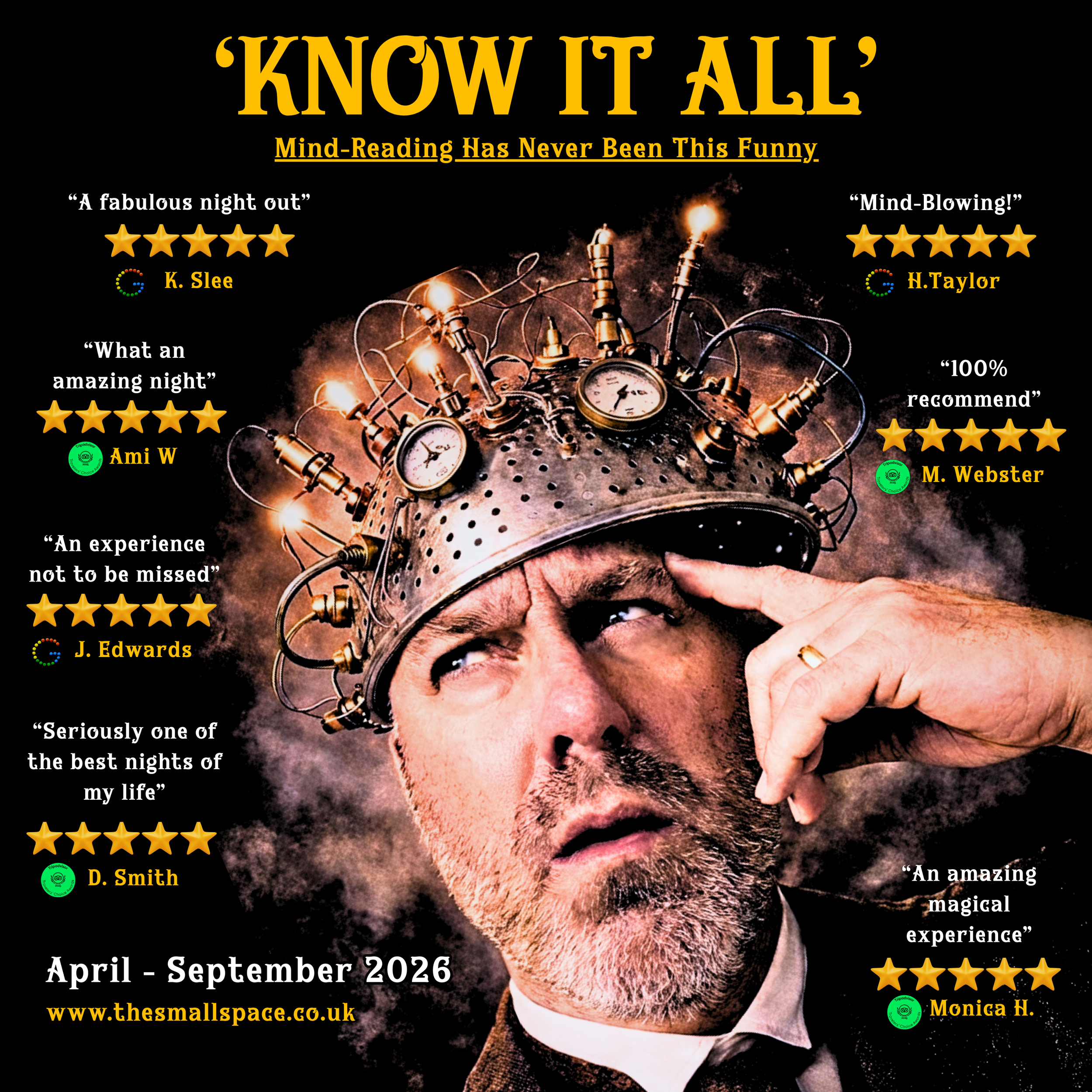 The Small Space Magic & Mind-Reading Show - 'Know It All'