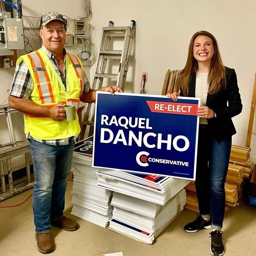 Lawn sign — Raquel Dancho