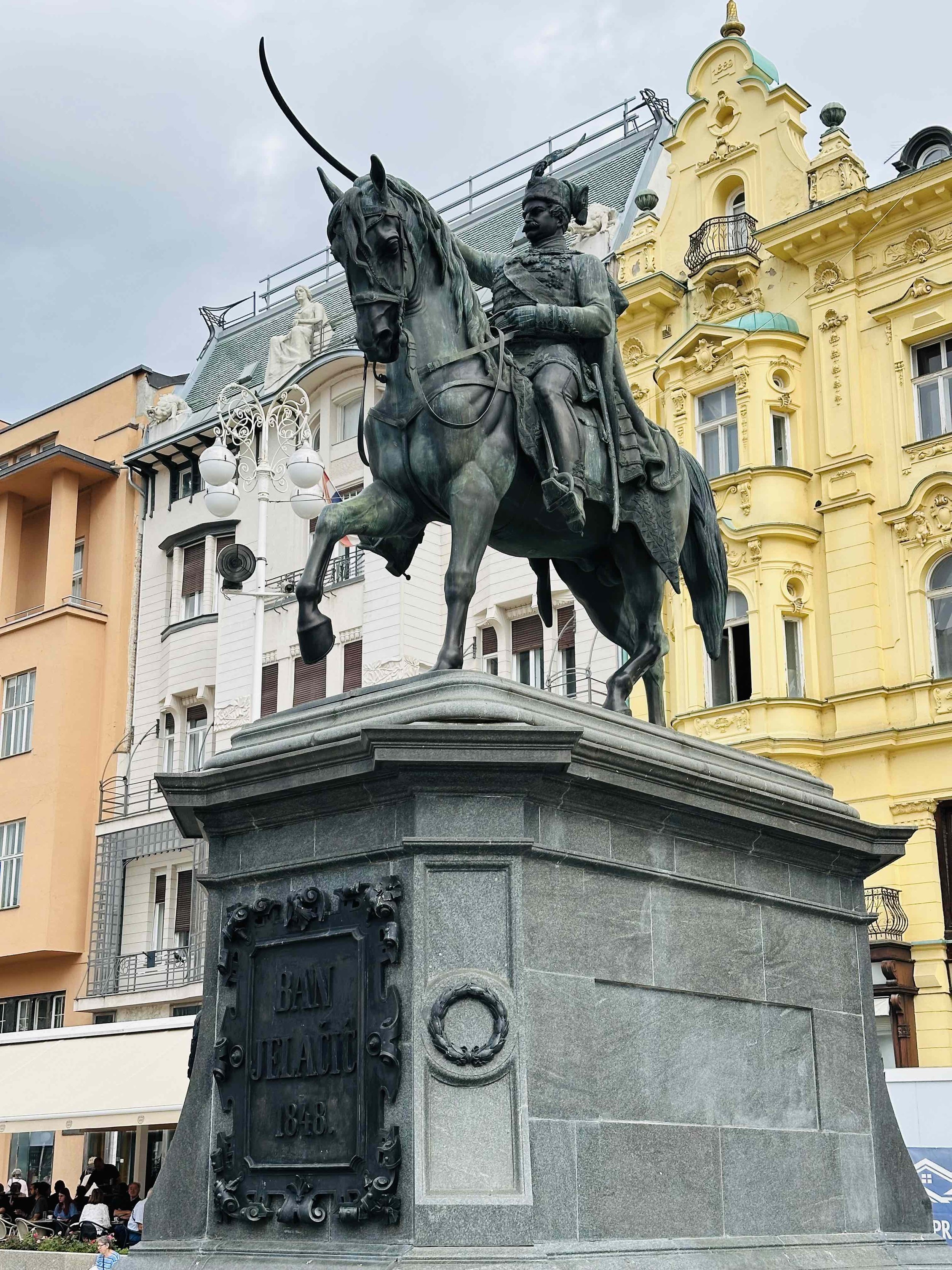 Ban Josip Jelačić Statue Zagreb