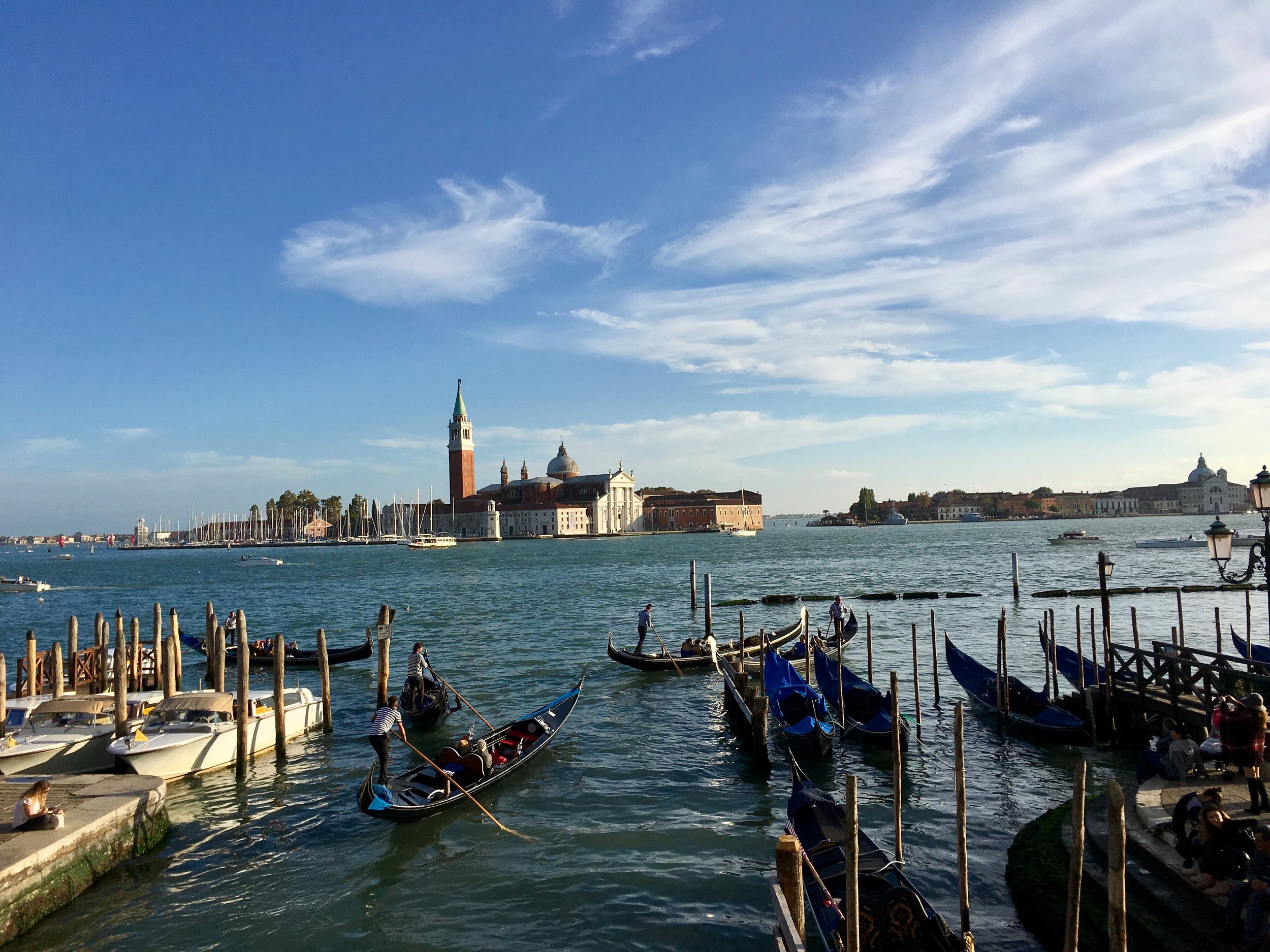 Venice Italy Gondolas