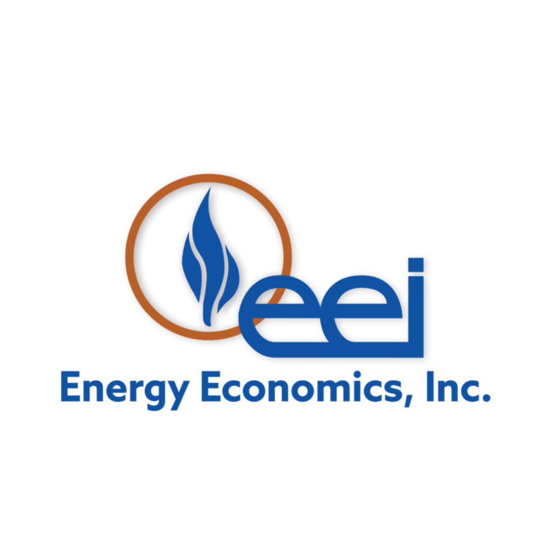 Logo for Energy Electronics Inc. featuring a blue flame inside a circular outline with the text 'eei' and 'Energy Electronics Inc.' underneath.