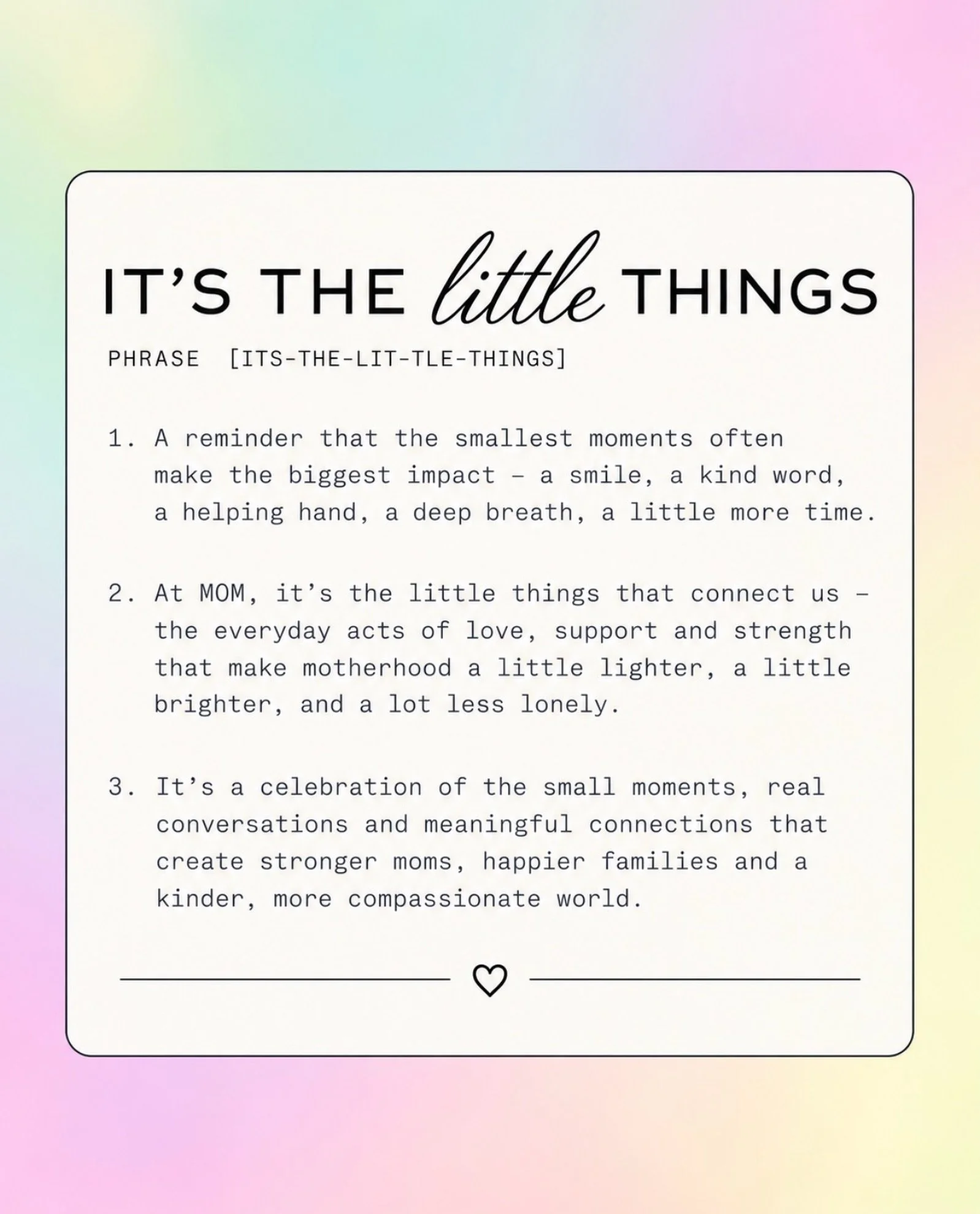 It&rsquo;s the little things @momsofferingmore 🤍