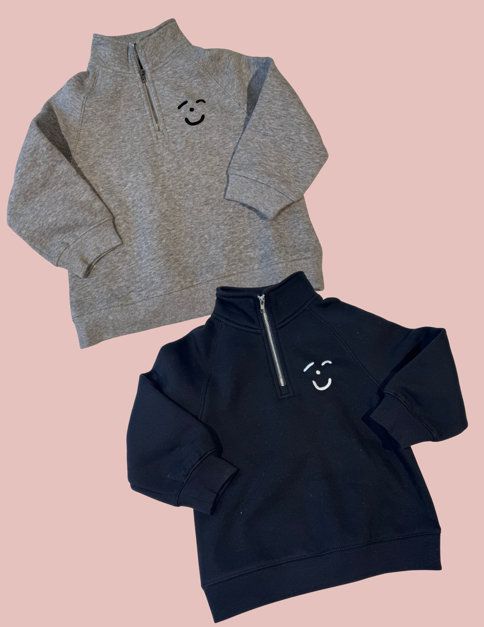 Brunette the Label - Kids 1/2 Zip Sweater
