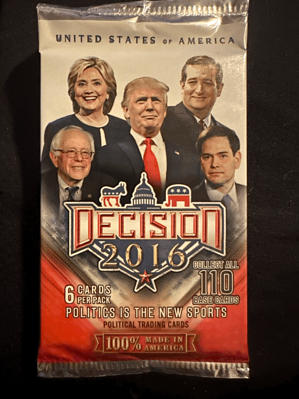 Decision 2016 — Collin's Trading cards