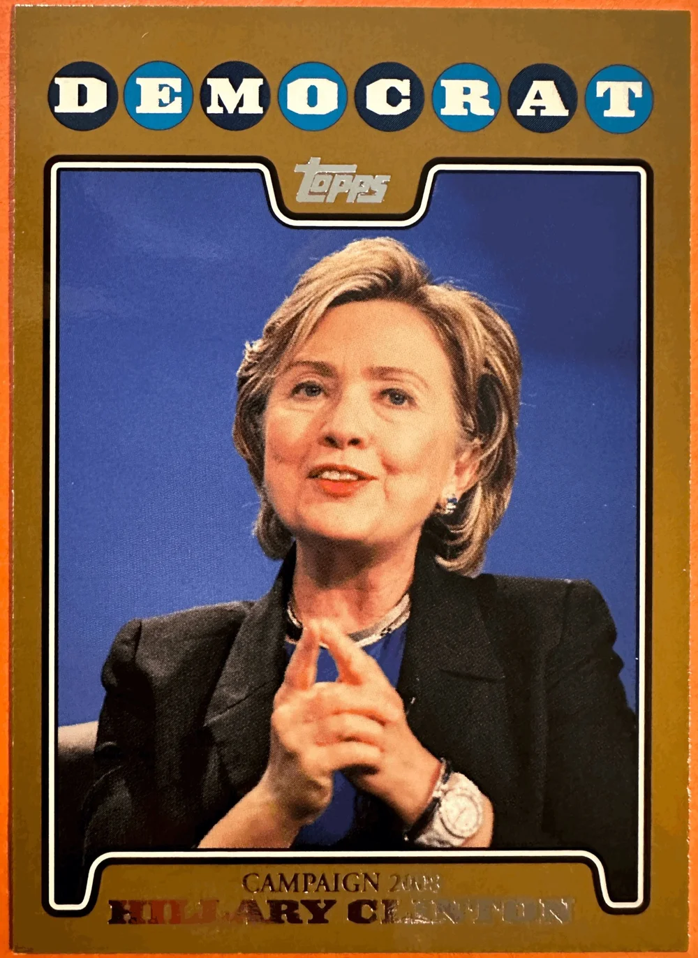 hillary clinton mtg card Get Your Super Pac Ready! Elections of US America Election: The Game is On Kickstarter! Hillary Clinton's Campaign Is Now