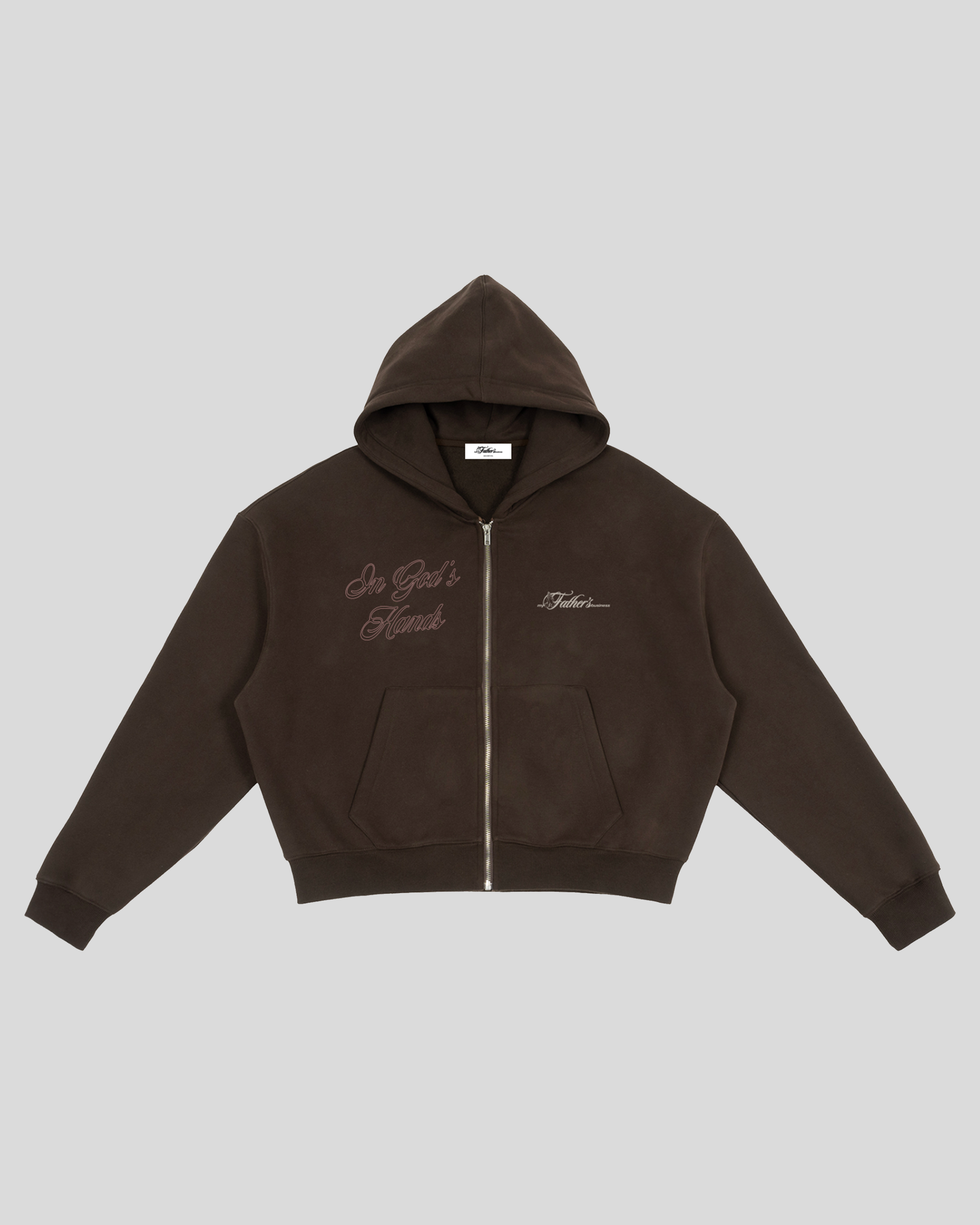 IN GOD'S HANDS ZIP UP
