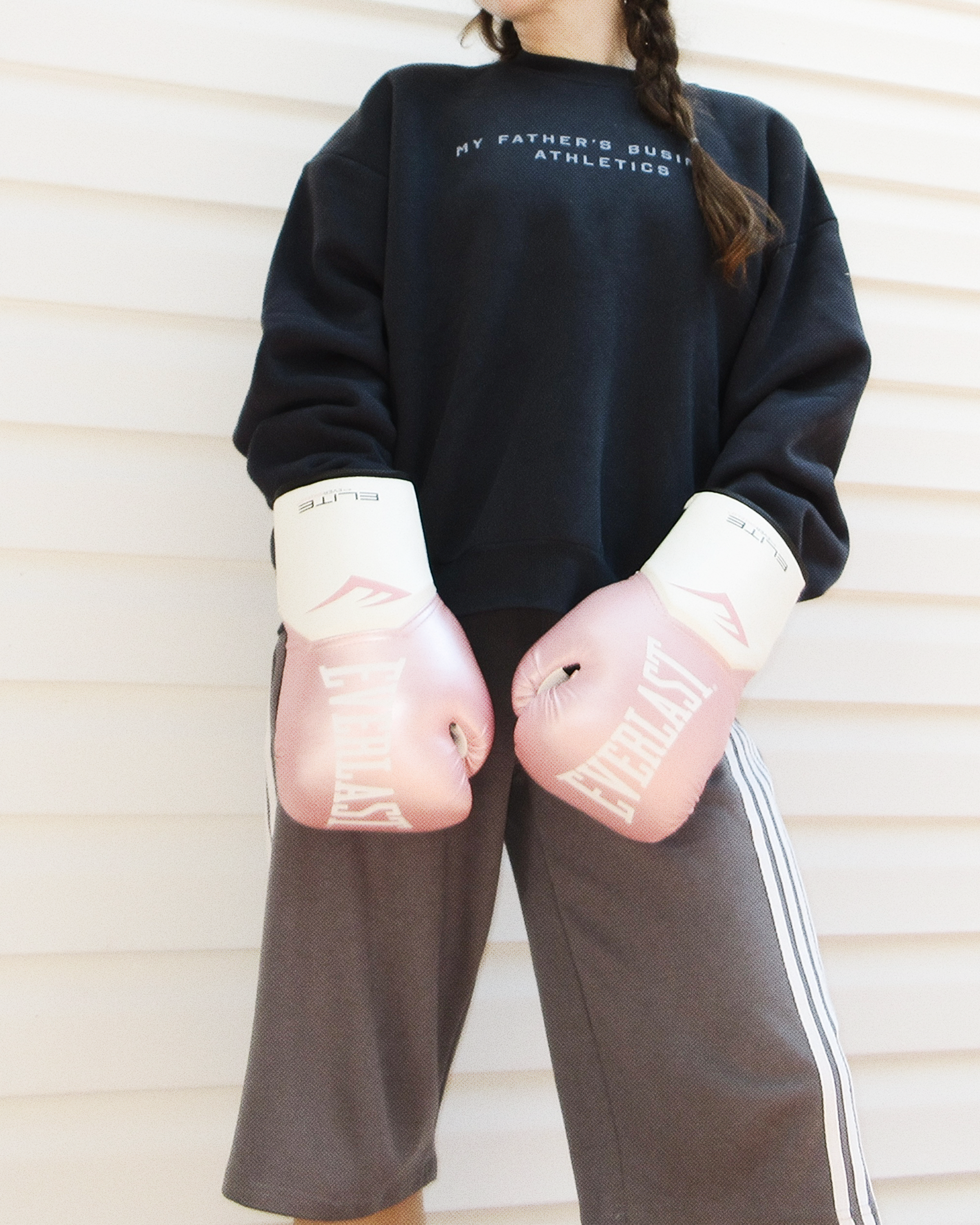 My Father's Business athletics crewneck, christian clothing brand, aesthetic