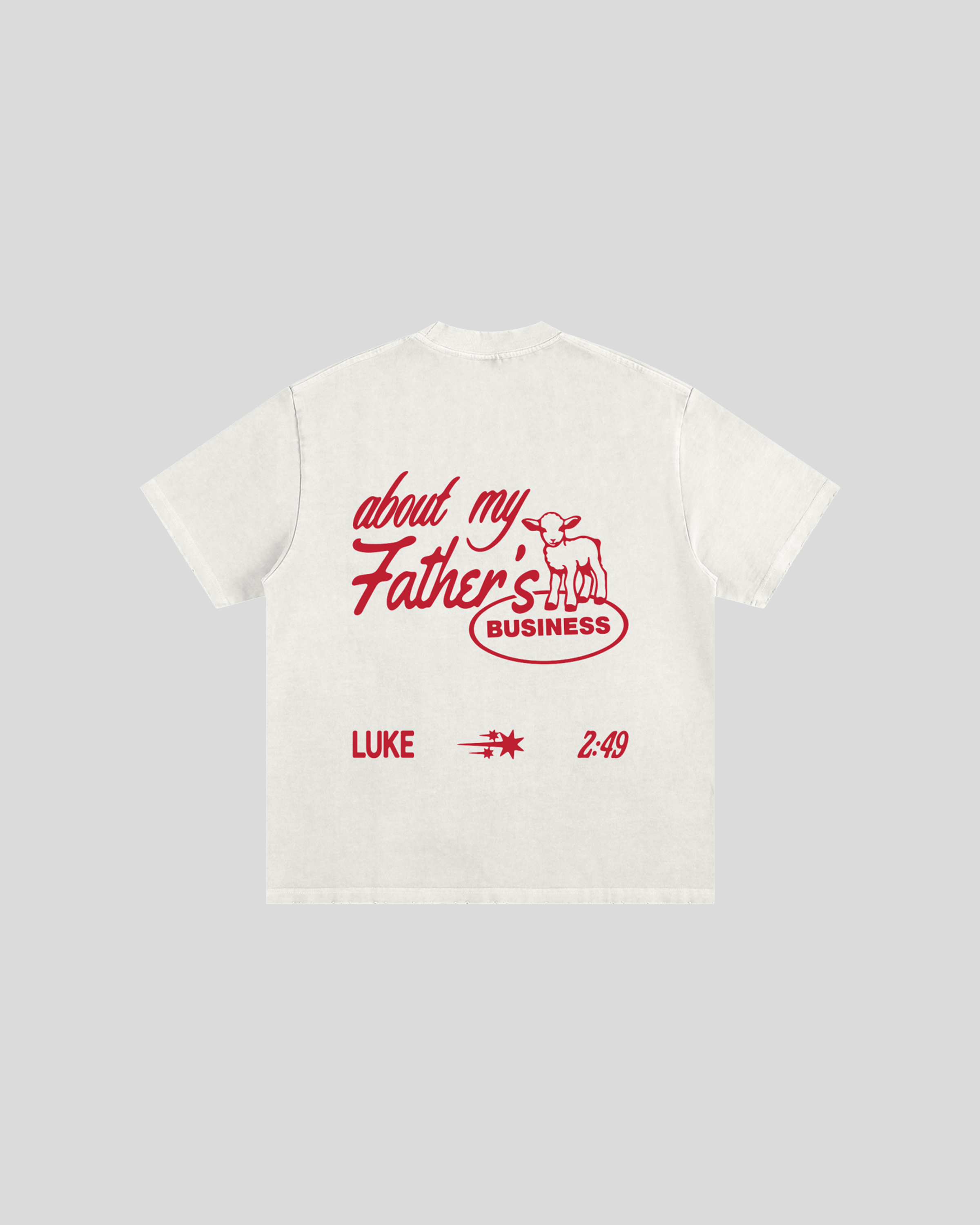 FATHER'S BUSINESS OVERSIZED WORK TEE