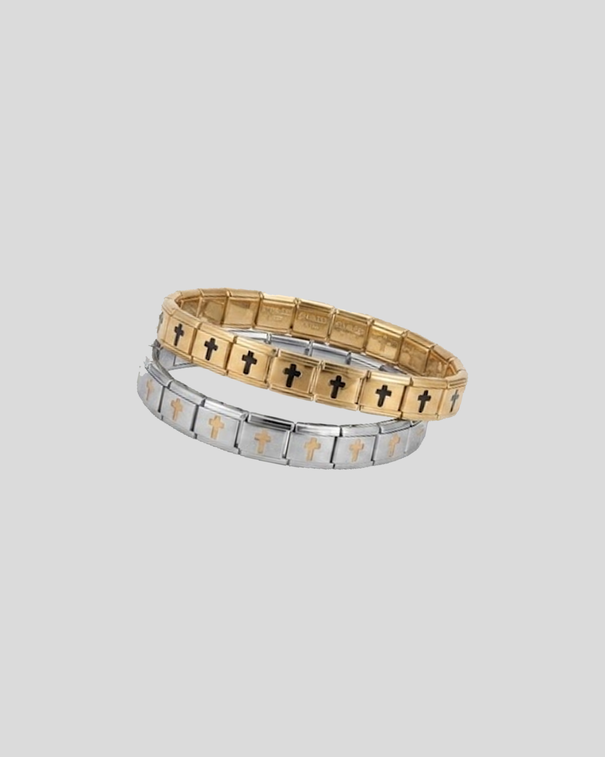 Cross Italian Charm Bracelet