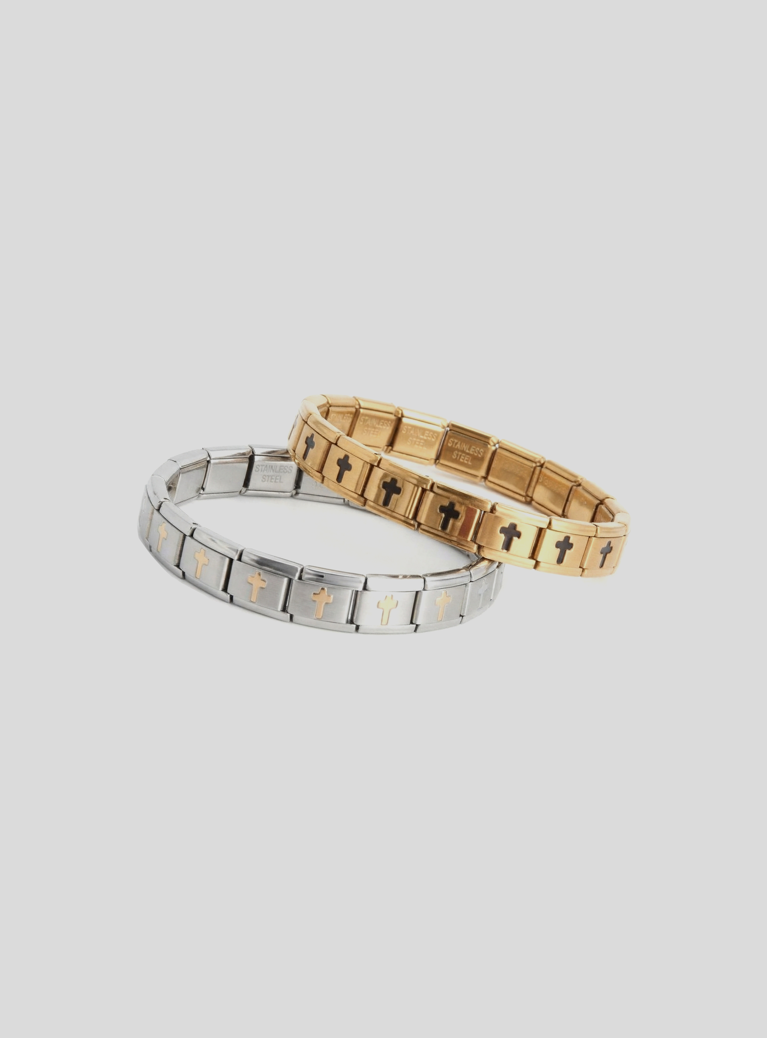 Cross Italian Charm Bracelet