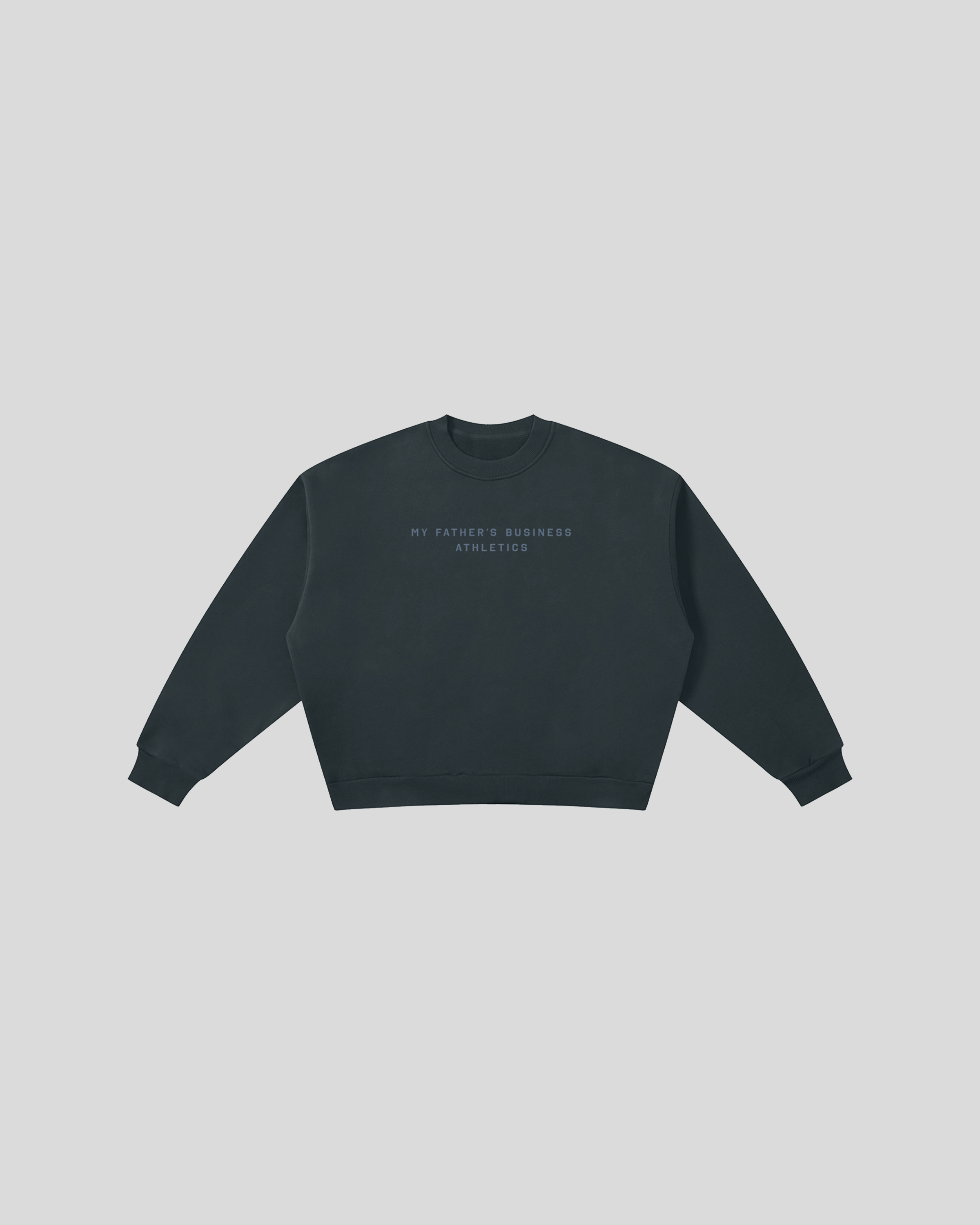 My Father's Business athletics crewneck, christian clothing brand, aesthetic