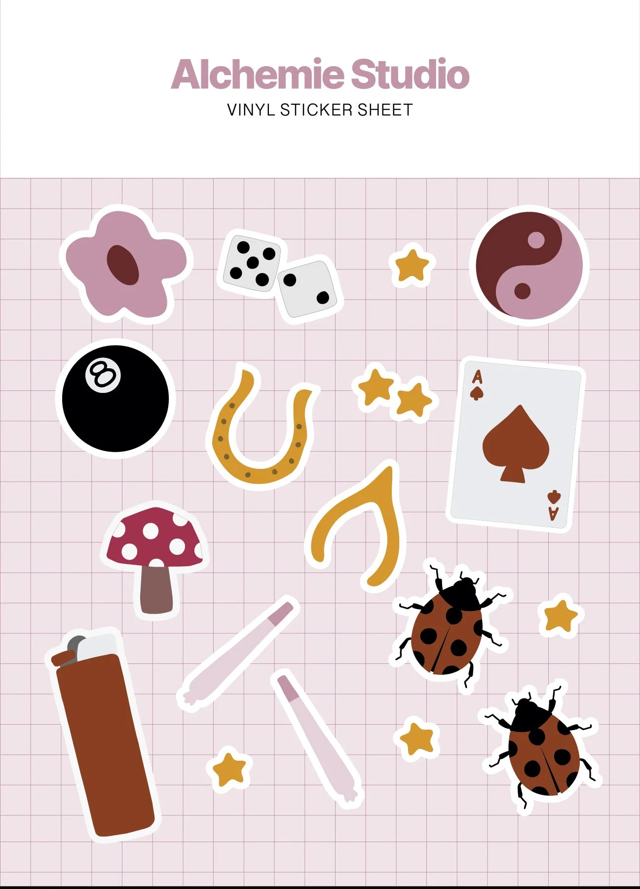 Lucky Girl Sticker Sheet