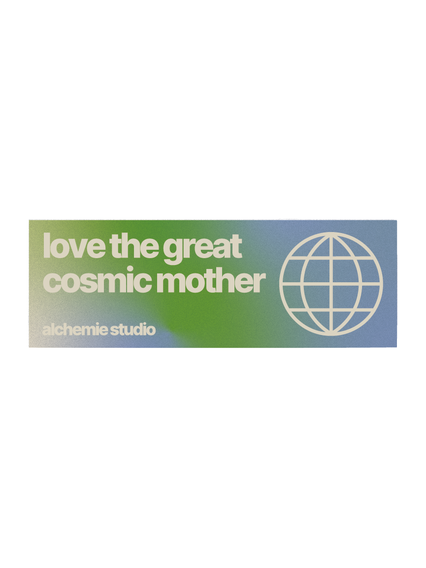 Love the Great Cosmic Mother Sticker