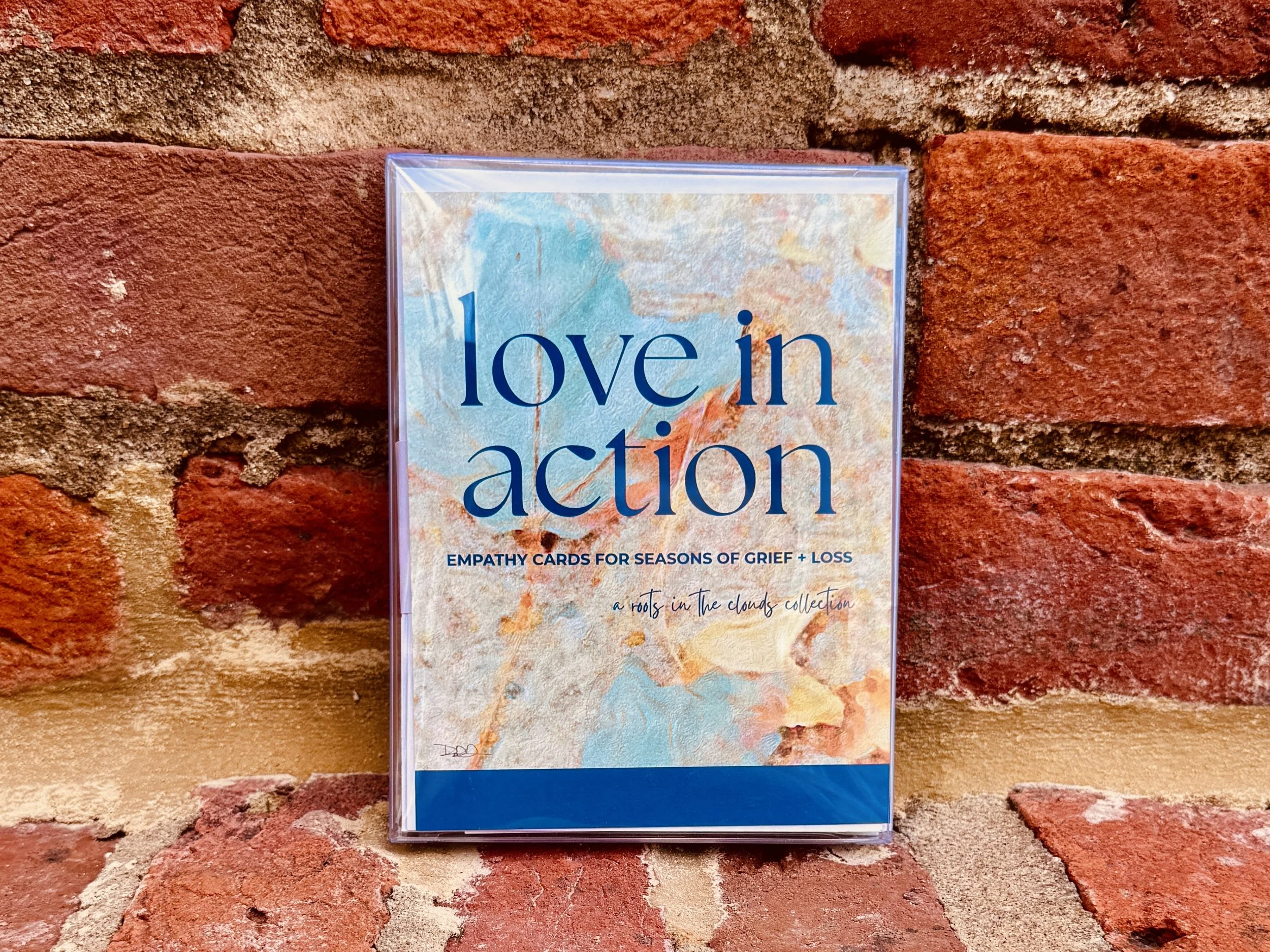 love in action empathy cards | seasons of grief + loss (nature's confetti | turquoise)