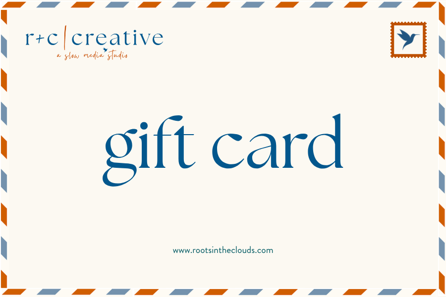 r + c creative studio | gift card