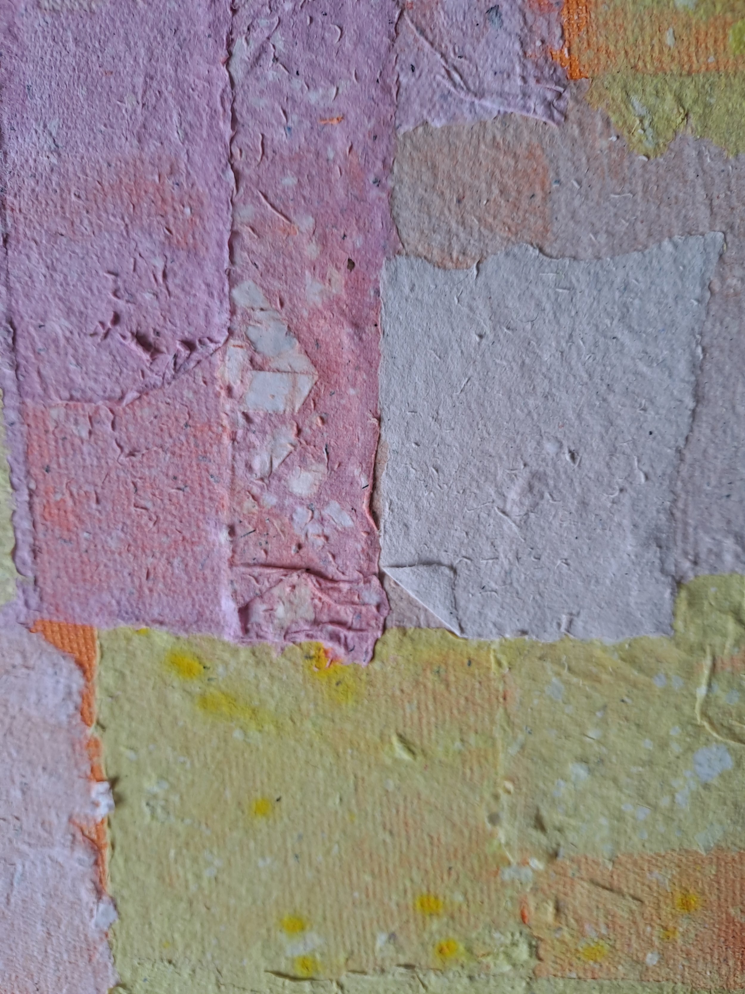 abstract contemporary art paintig by michela colonna unique technique paper acrylic