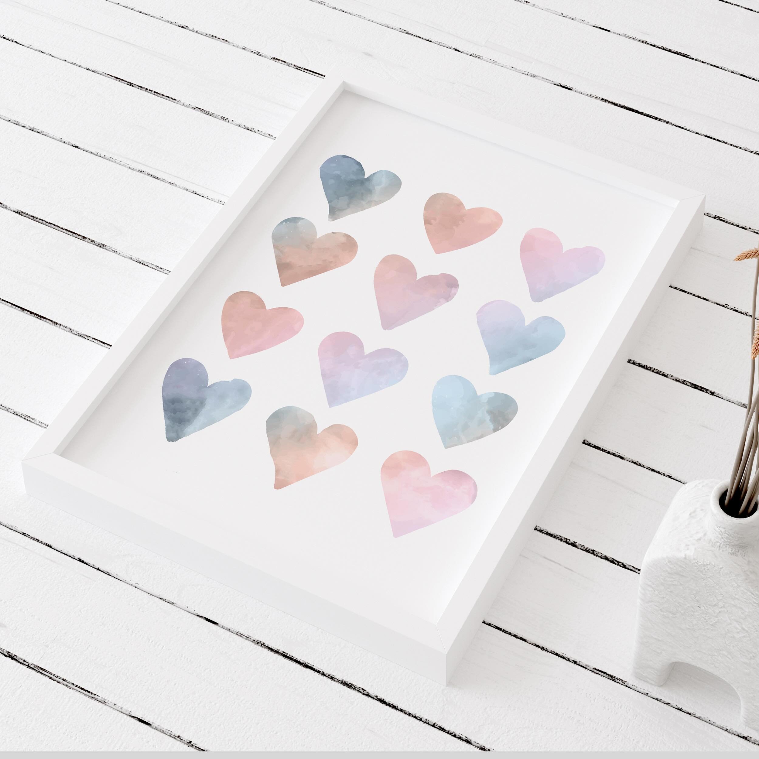 Can&rsquo;t get enough hearts&hellip; can anyone relate? 🤍

Listing this print in the Etsy shop shortly - link in bio.  I love this for girls of any age from babies to teens! 

#tessyla #etsy #tessdeal #etsysuccess #heartart #heartprint #hearts #gir