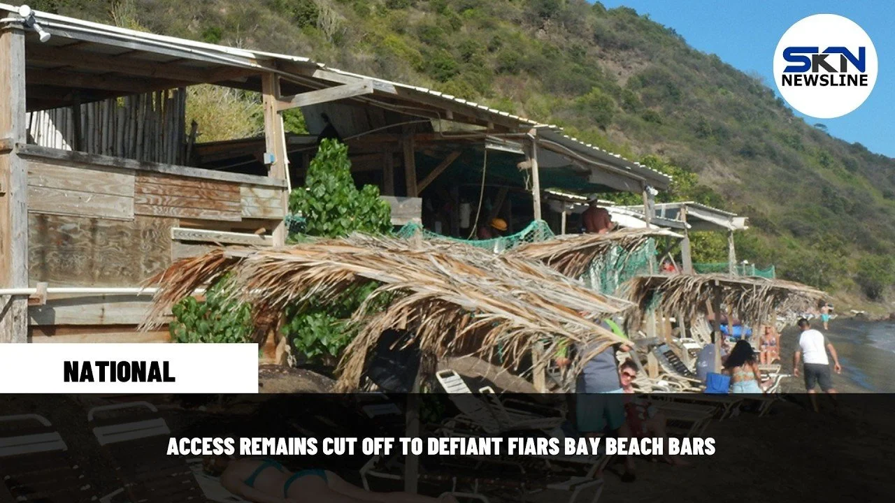 ACCESS REMAINS CUT OFF TO DEFIANT FIARS BAY BEACH BARS