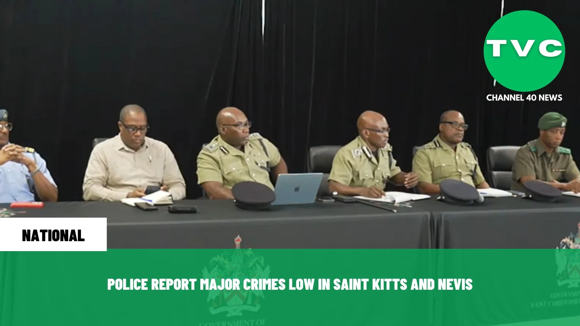 POLICE REPORT MAJOR CRIMES LOW IN SAINT KITTS AND NEVIS