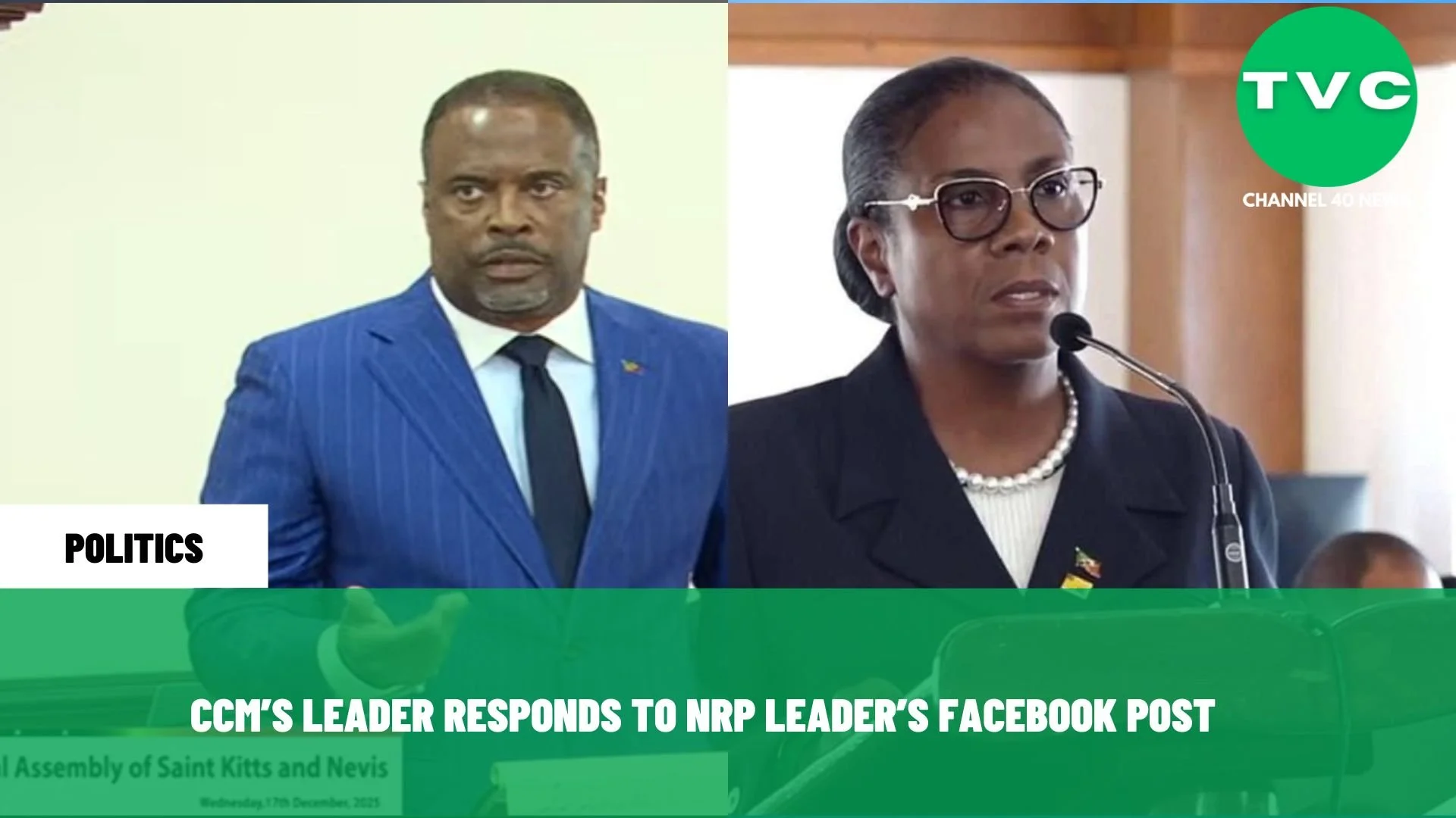 CCM’S LEADER RESPONDS TO NRP LEADER’S FACEBOOK POST