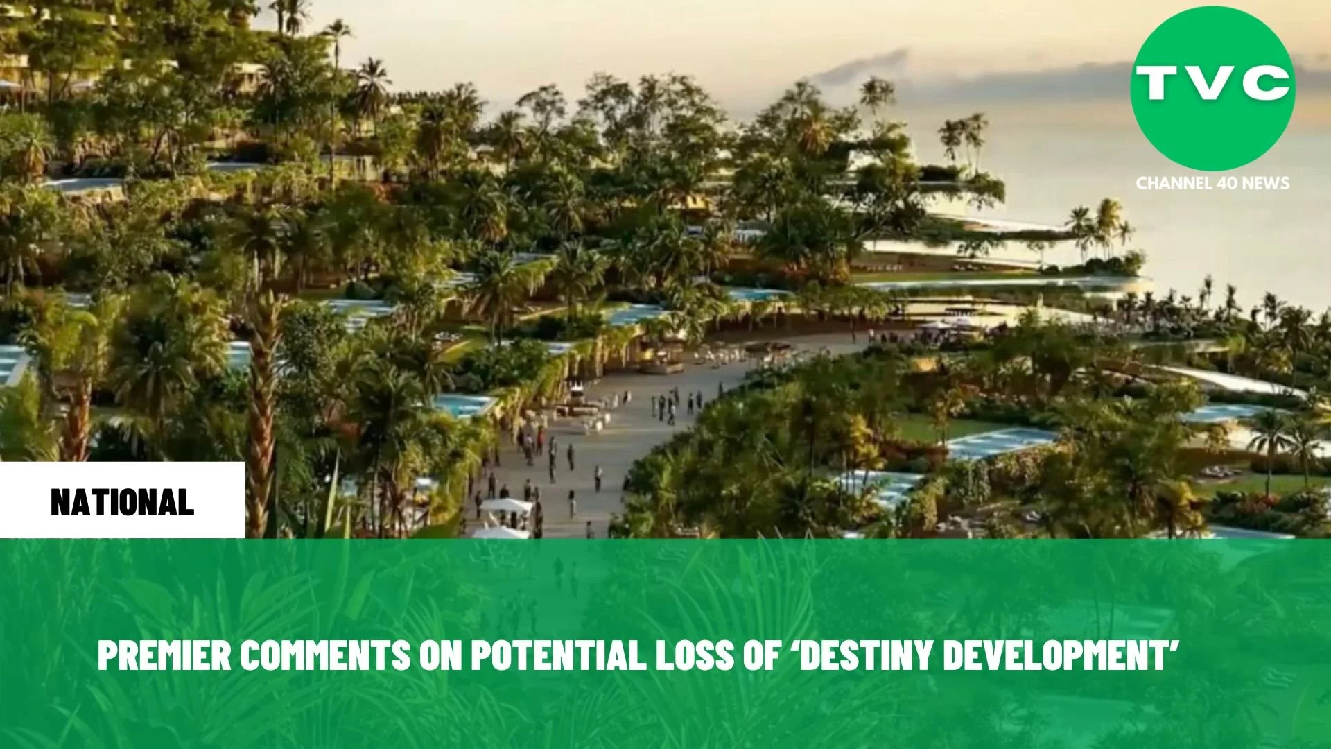 PREMIER COMMENTS ON POTENTIAL LOSS OF ‘DESTINY DEVELOPMENT’