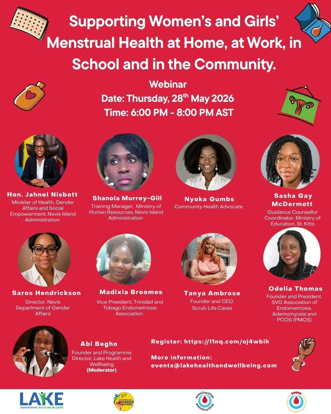 NEVIS GENDER AFFAIRS JOINS MENSTRUAL HYGIENE DAY 2026