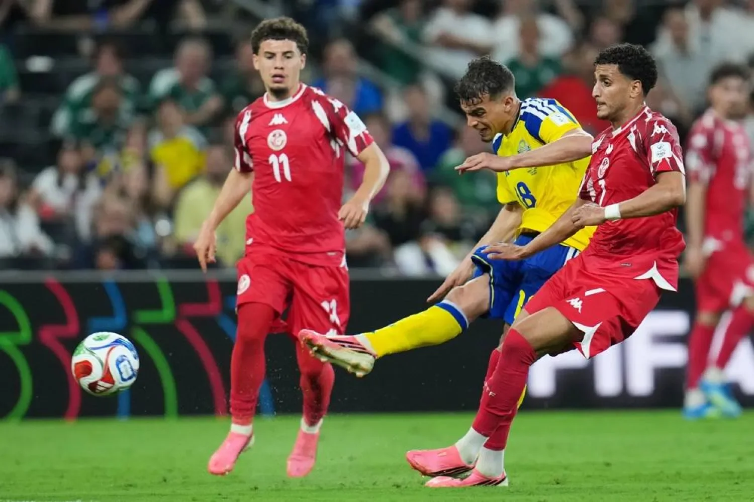 TUNISIA FANS REMAIN DEFIANT DESPITE 5-1 LOSS