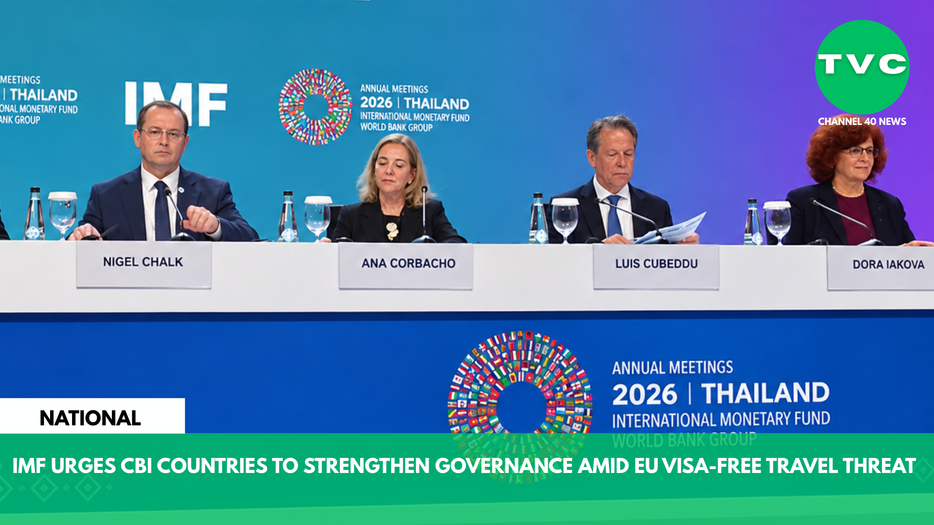 IMF URGES CBI COUNTRIES TO STRENGTHEN GOVERNANCE AMID EU VISA-FREE TRAVEL THREAT